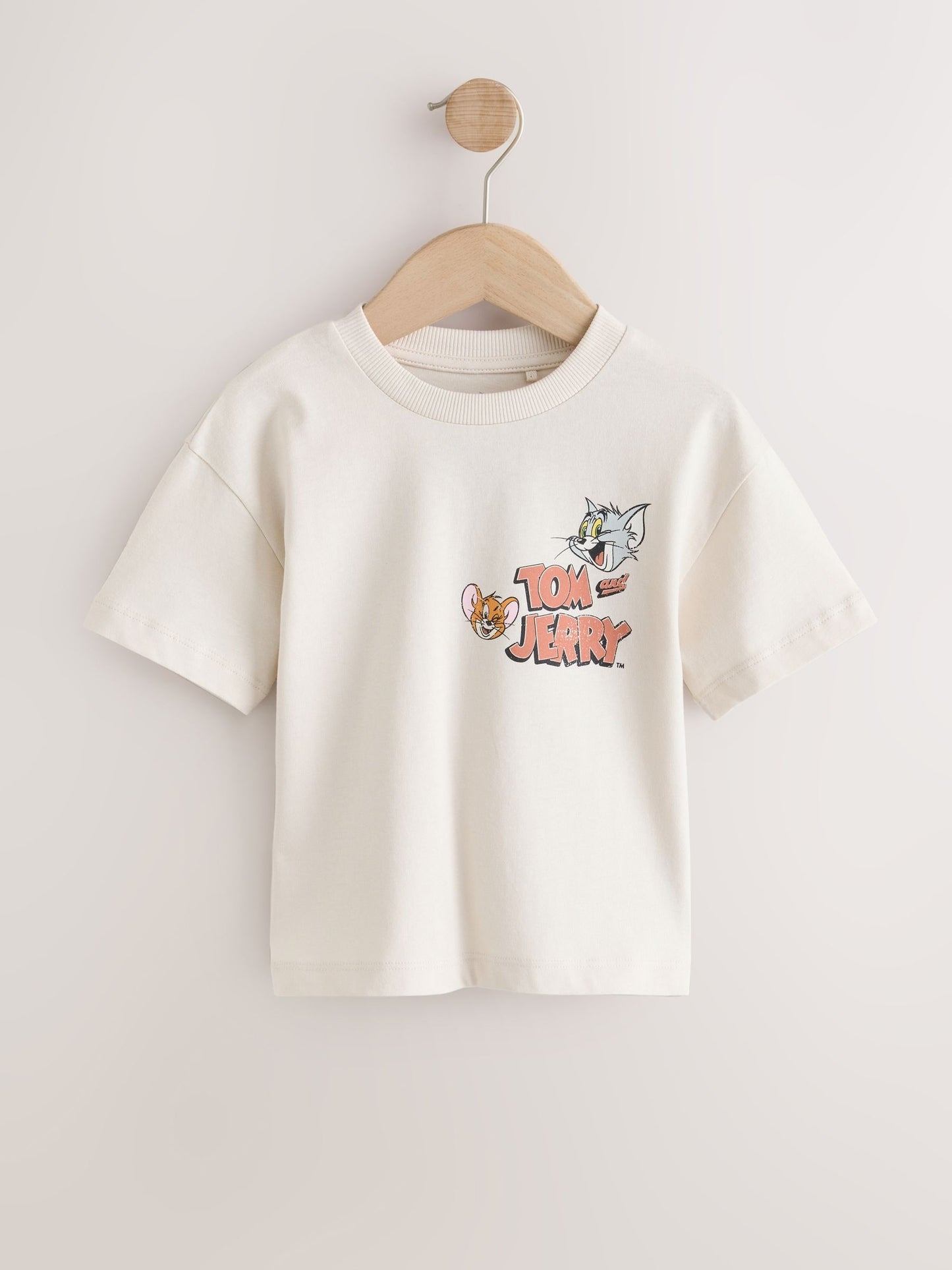Ecru Tom and Jerry T-Shirt (3mths-8yrs) image 1