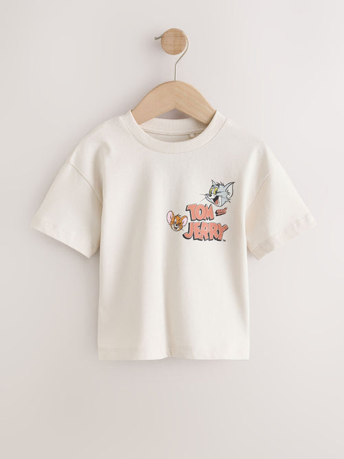 Ecru Tom and Jerry T-Shirt (3mths-8yrs) image 1