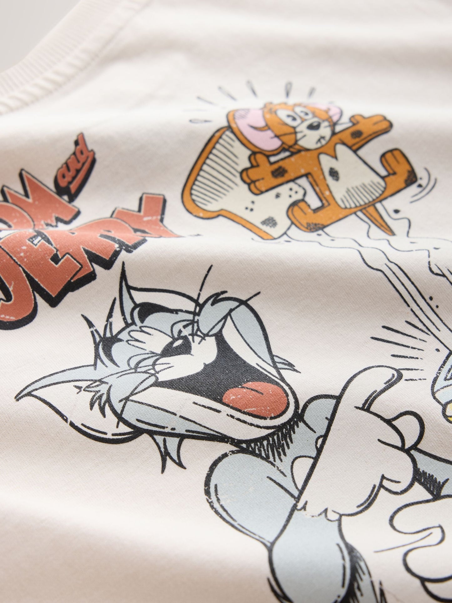 Ecru Tom and Jerry T-Shirt (3mths-8yrs) image 3