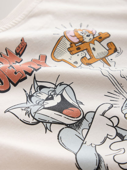 Ecru Tom and Jerry T-Shirt (3mths-8yrs) image 3