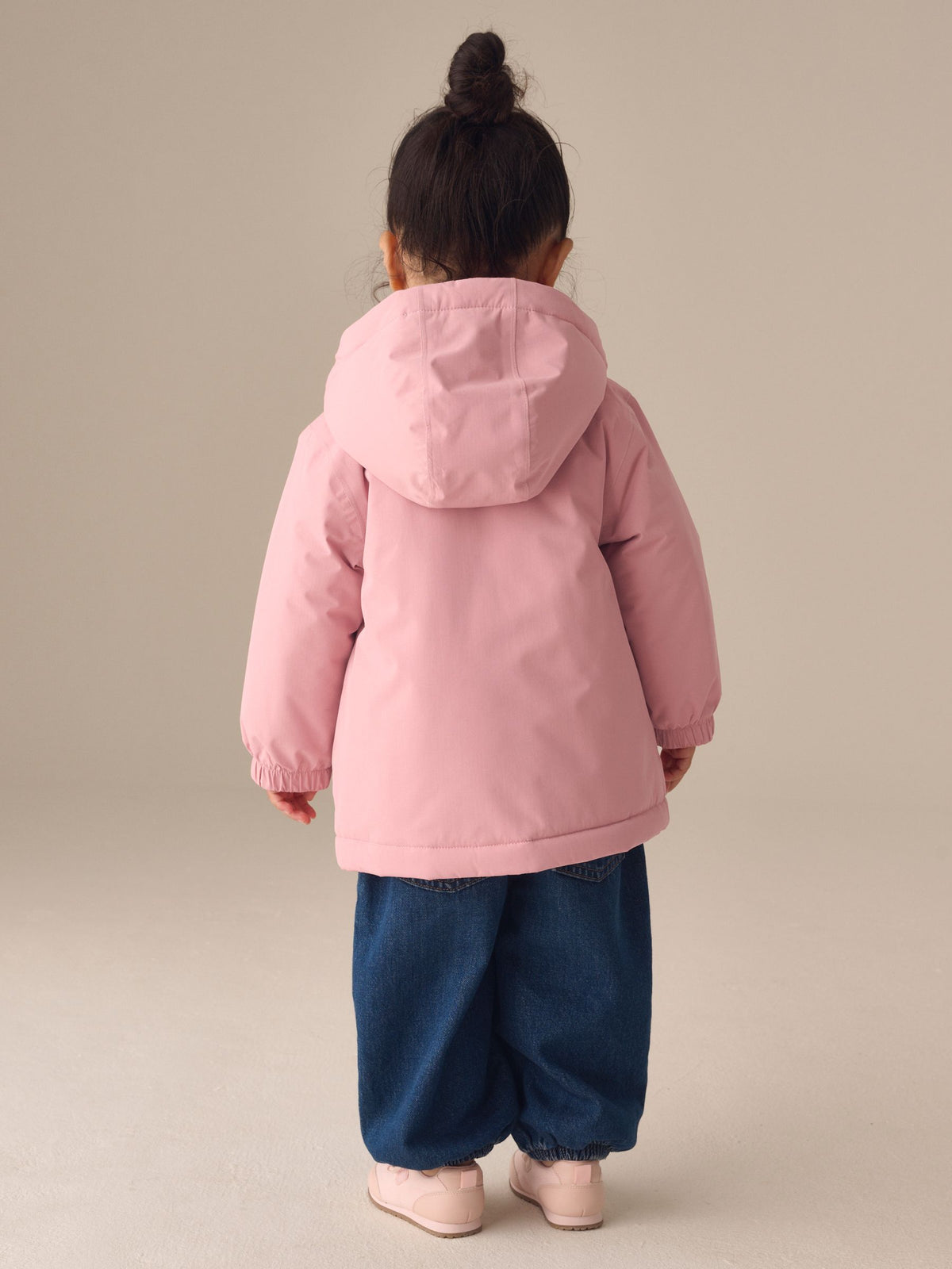Dsiney Kidz - Pink Flower Waterproof Padded Coat (6mths-7yrs) image 3