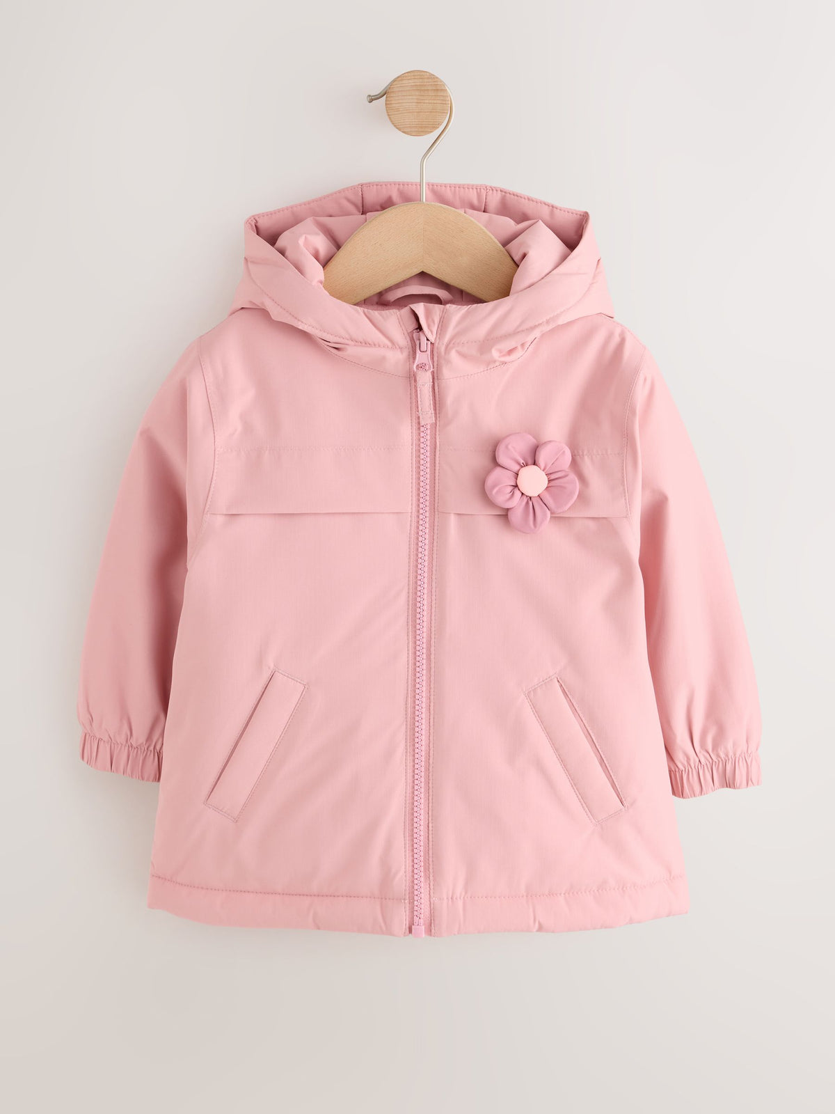 Dsiney Kidz - Pink Flower Waterproof Padded Coat (6mths-7yrs) image 5