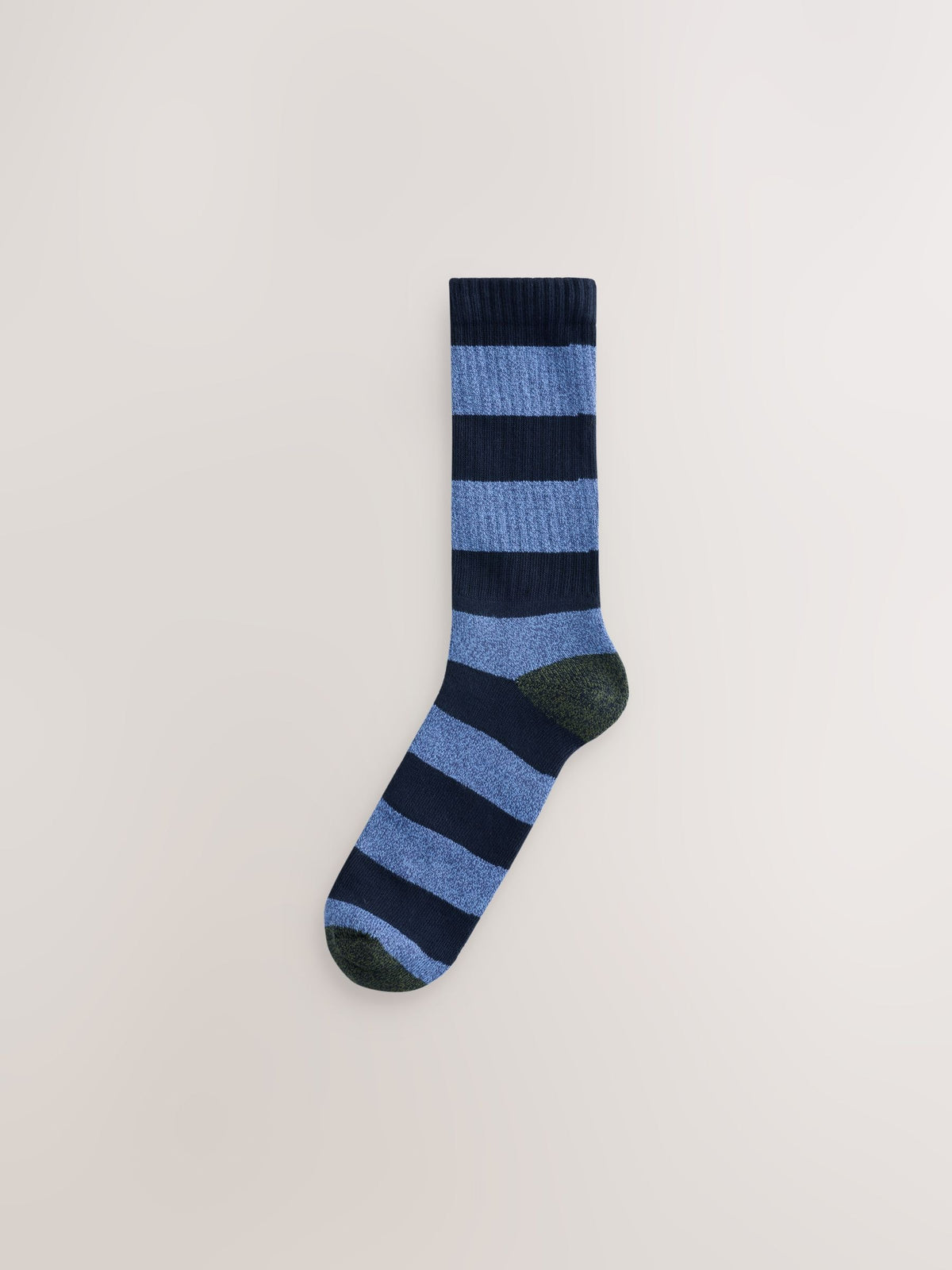 Red/Blue/Green Stripe Twisted Heavyweight Socks 4 Pack - image 2