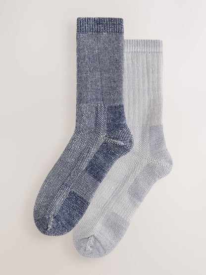 Grey Thermal Socks 2 Pack - image 1