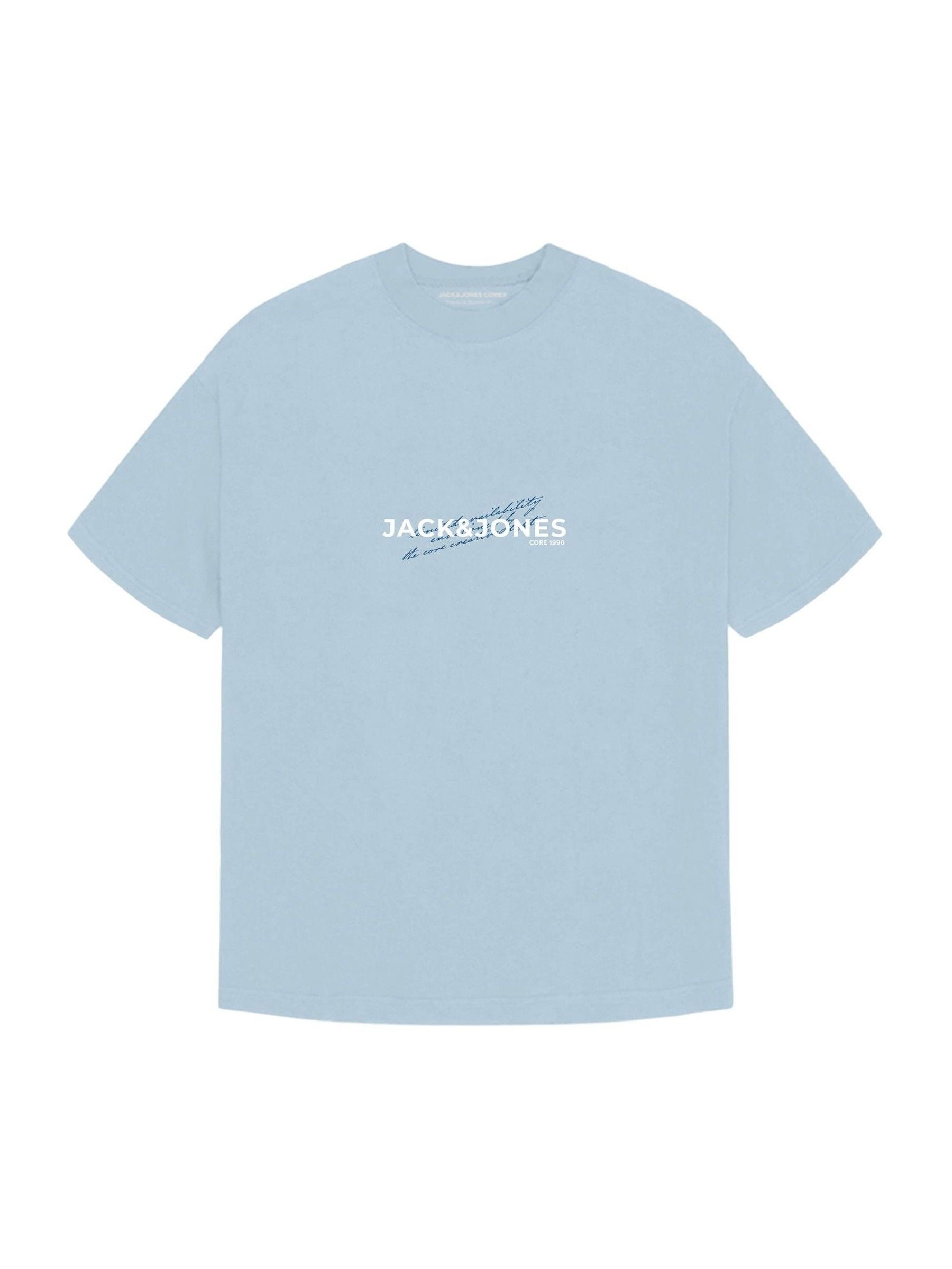 Dsiney Kidz - JACK & JONES JUNIOR Blue Short Sleeve Graphic T-Shirt 2 Pack image 3