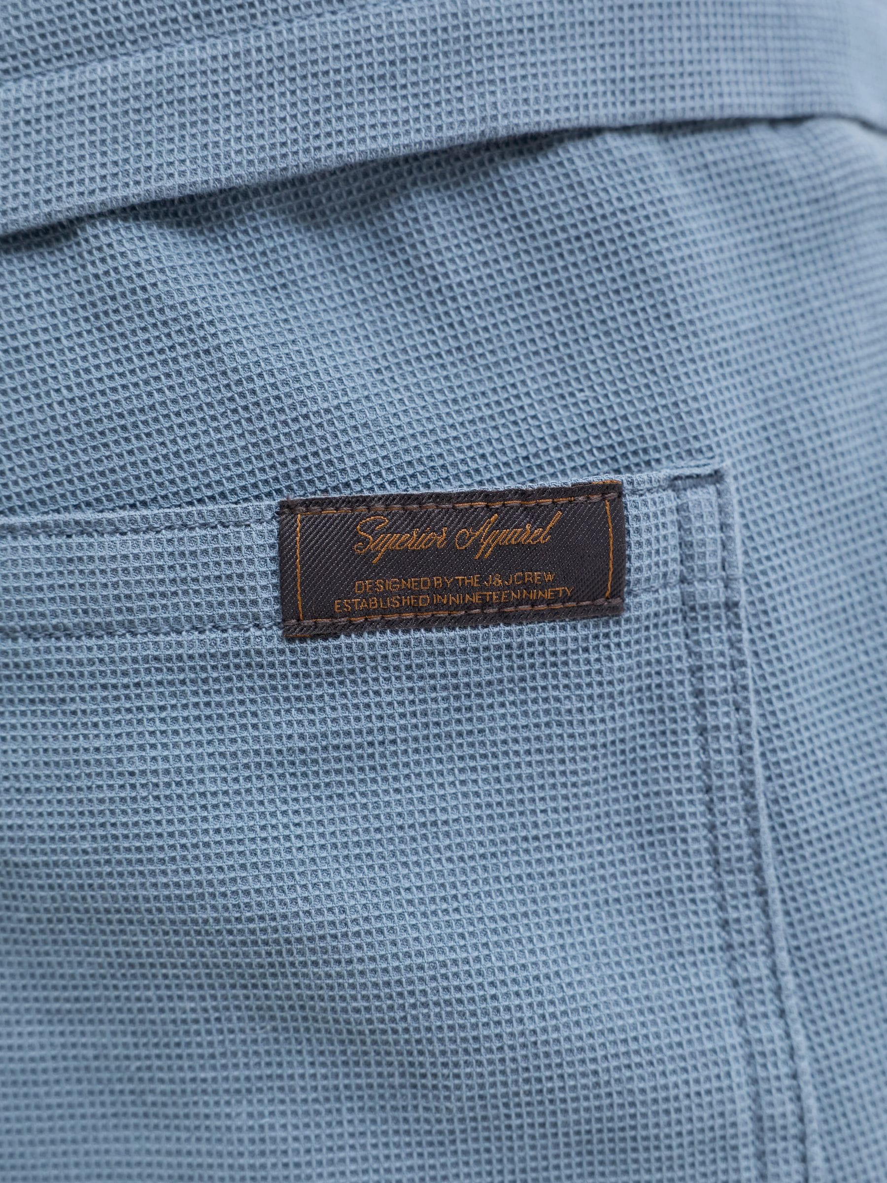 Dsiney Kidz - JACK & JONES JUNIOR Light Blue Resort Collar Short Sleeve Shirt and Short Textured Set image 4