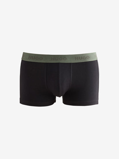 Dsiney Kidz - HUGO Grey Stretch Cotton Trunk Boxers 3 Pack image 2