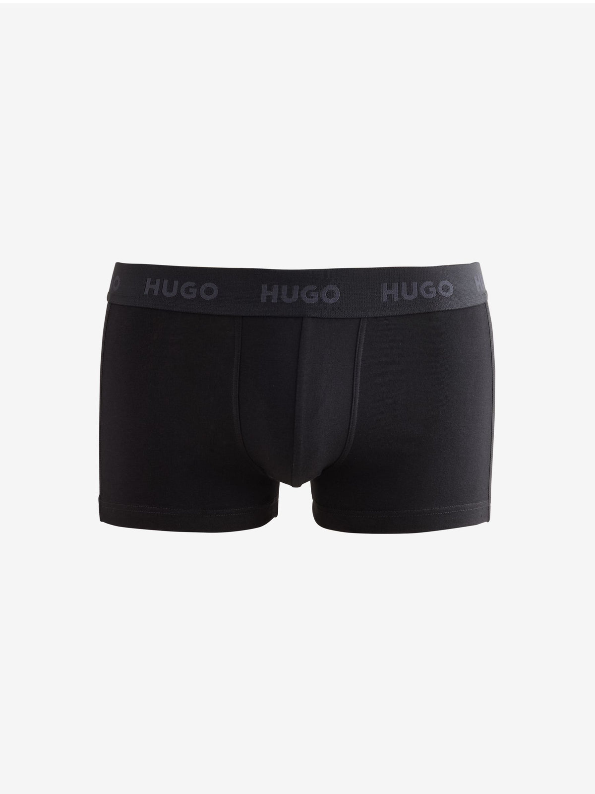 Dsiney Kidz - HUGO Grey Stretch Cotton Trunk Boxers 3 Pack image 3