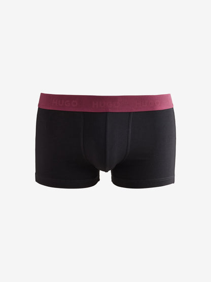 Dsiney Kidz - HUGO Grey Stretch Cotton Trunk Boxers 3 Pack image 4
