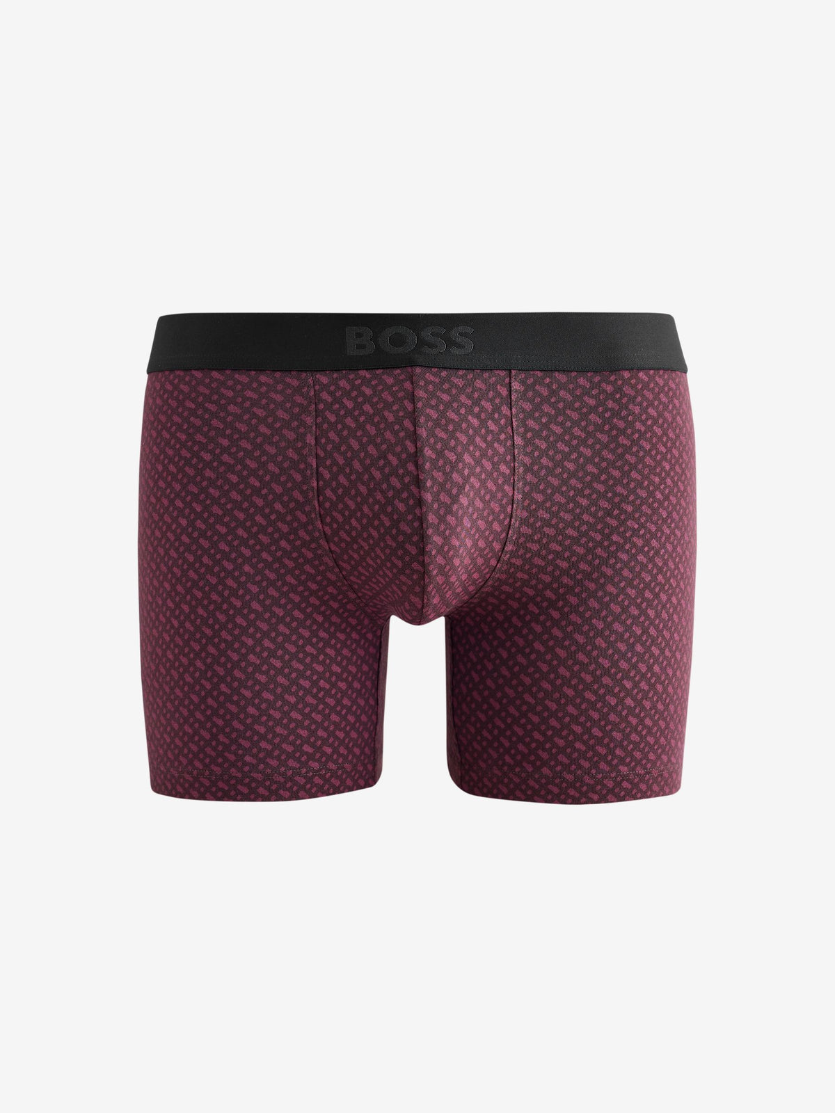 Dsiney Kidz - BOSS Burgundy Red/Black One Logo Hipster  Boxers 3 Pack image 2