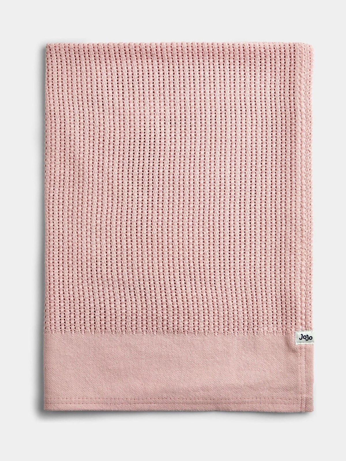 Jojo Maman Bébé Light Pink Cellular Blanket - image 1