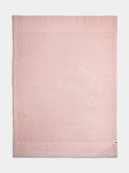 Jojo Maman Bébé Light Pink Cellular Blanket - image 2