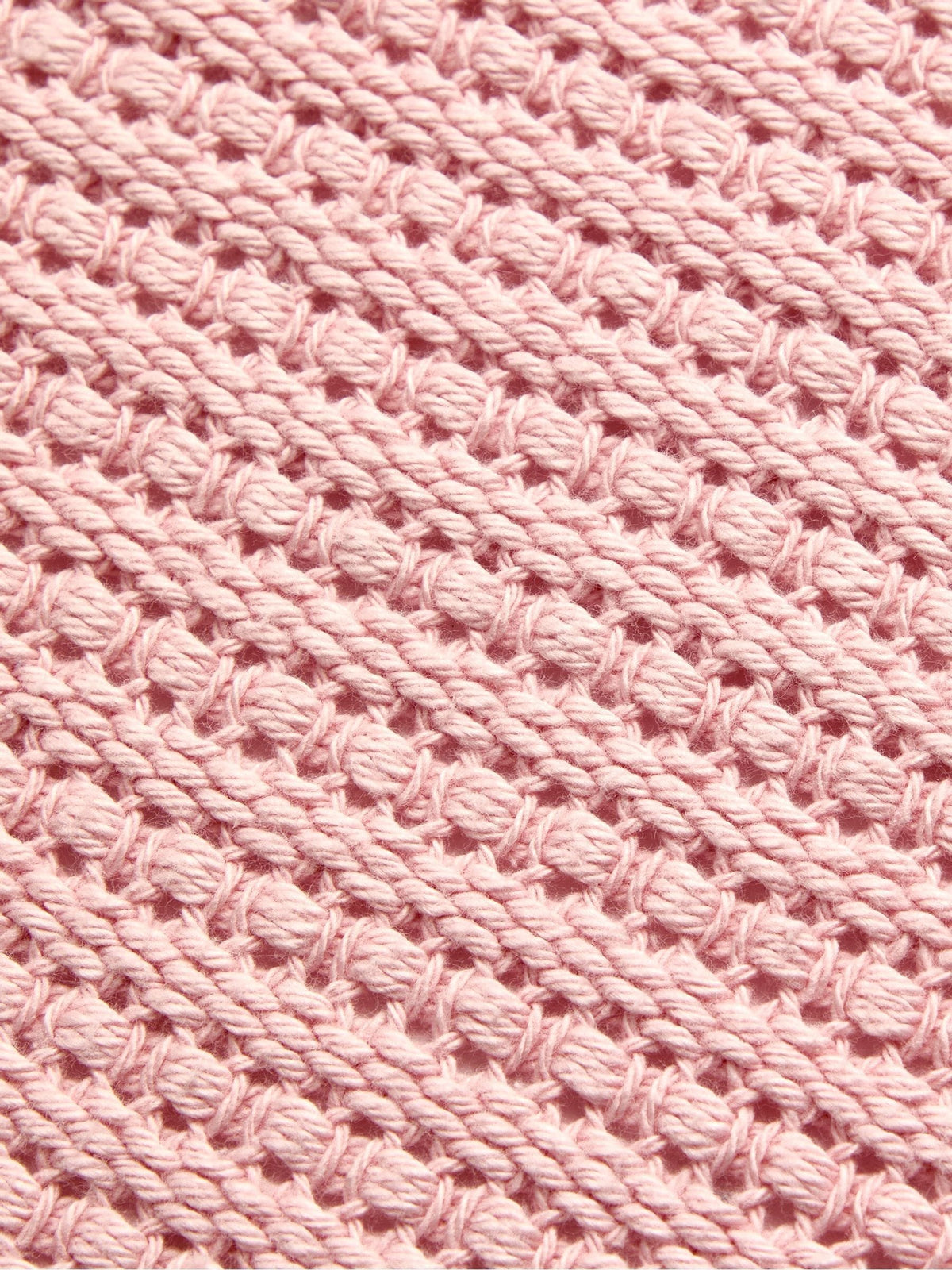 Jojo Maman Bébé Light Pink Cellular Blanket - image 4