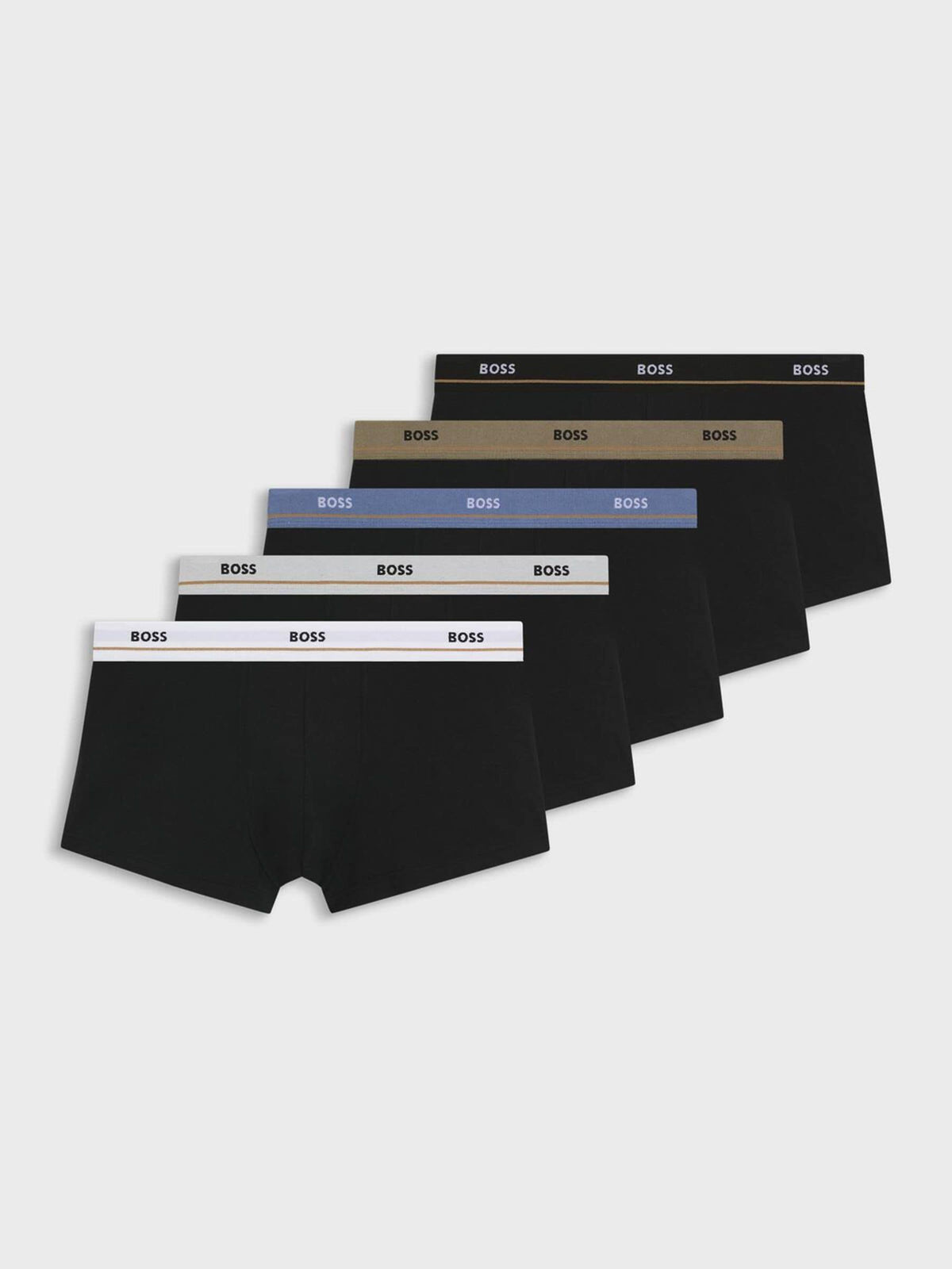 Dsiney Kidz - BOSS Black Essential Logo Trunk Boxers 5 Pack image 1