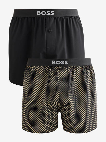 Dsiney Kidz - BOSS Natural Tartan Classic Logo Hipster Boxers Set 2 Pack image 1