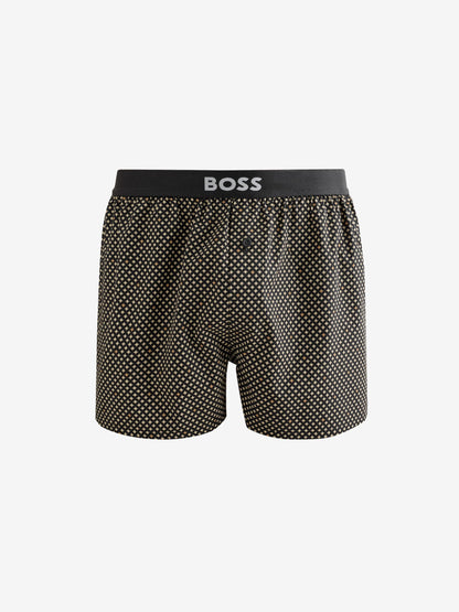 Dsiney Kidz - BOSS Natural Tartan Classic Logo Hipster Boxers Set 2 Pack image 2
