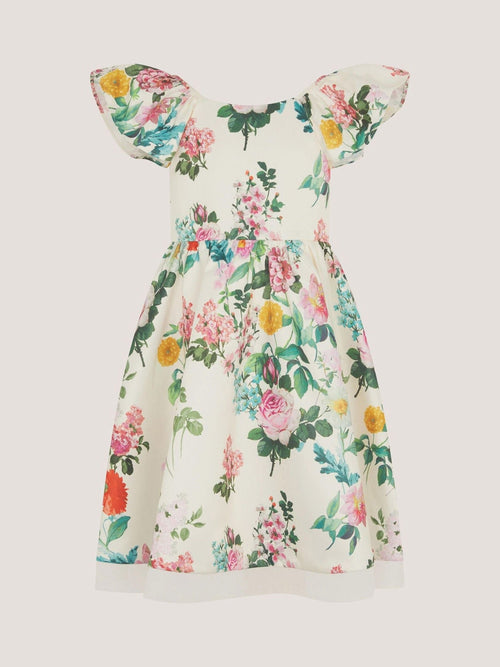 Dsiney Kidz - Monsoon Cream Kelli Botanical Floral Print Dress image 1