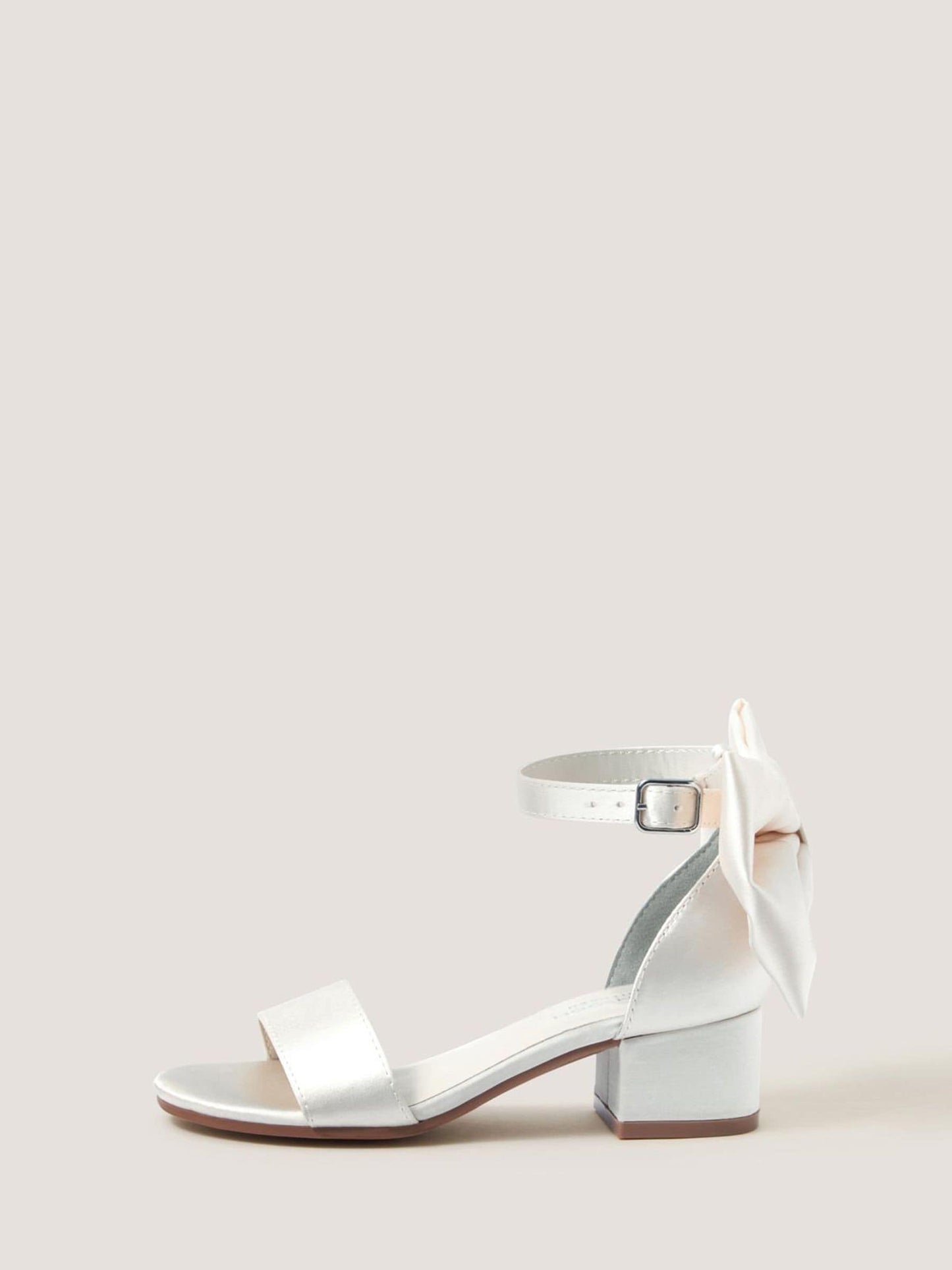 Monsoon Cream Two Part Bow Heels image 1