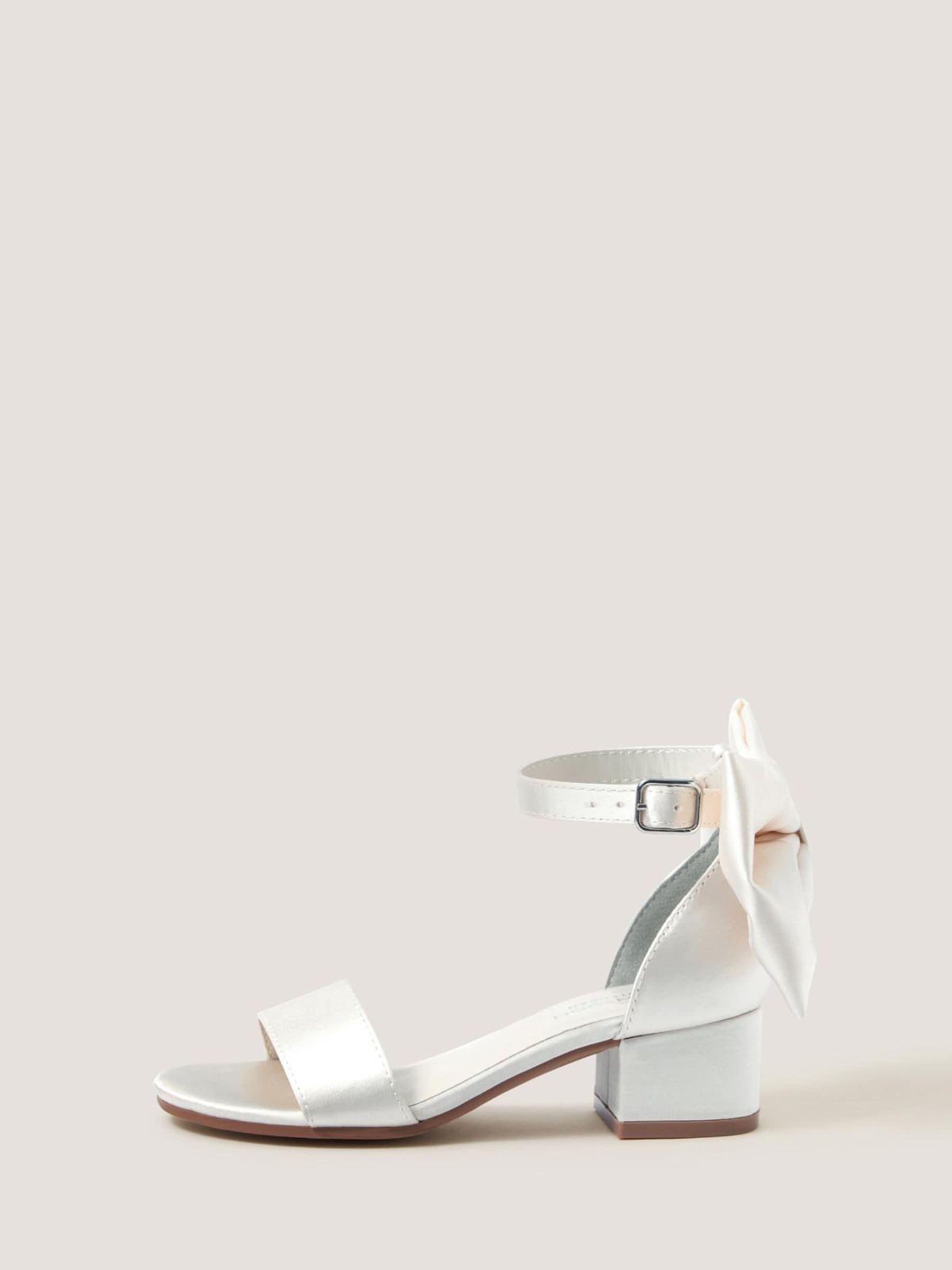 Monsoon Cream Two Part Bow Heels image 1