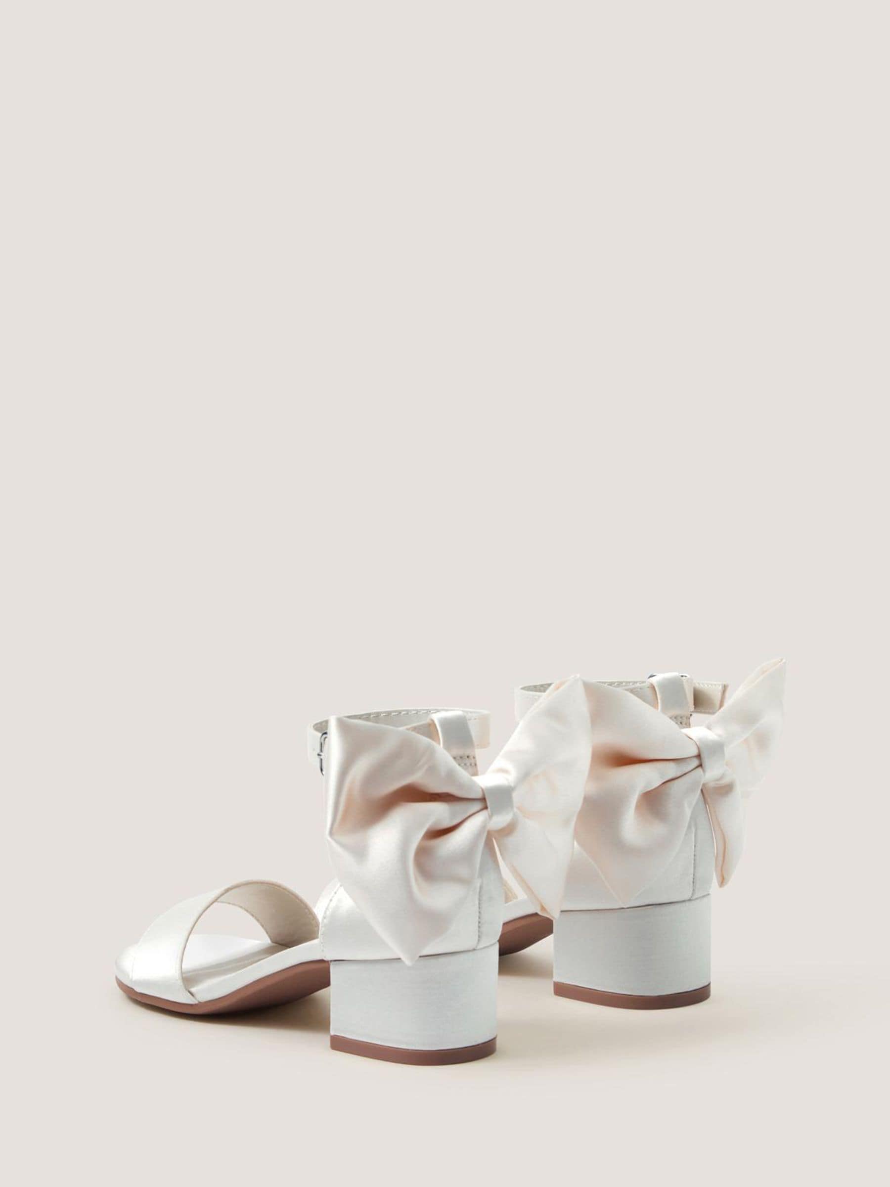 Monsoon Cream Two Part Bow Heels image 3