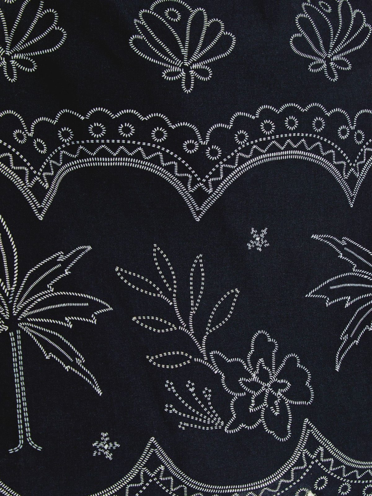 Dsiney Kidz - Monsoon Black Palm Embroidered Top & Shorts Set image 3