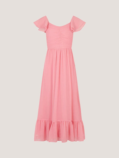 Monsoon Pink Sully Tie Back Prom Dress image 3