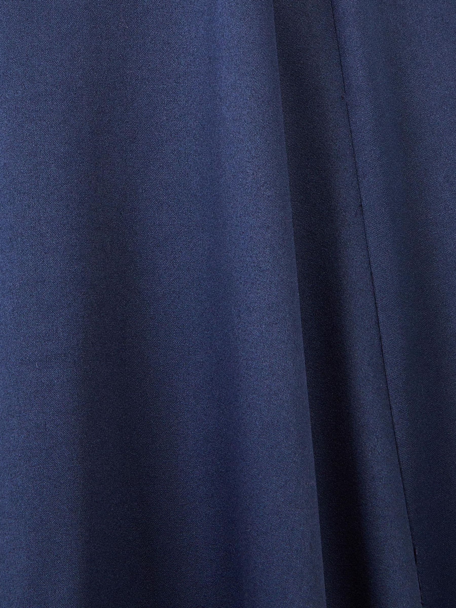 Monsoon Blue Cowl Neck Satin Prom Dress image 4