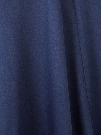 Monsoon Blue Cowl Neck Satin Prom Dress image 4