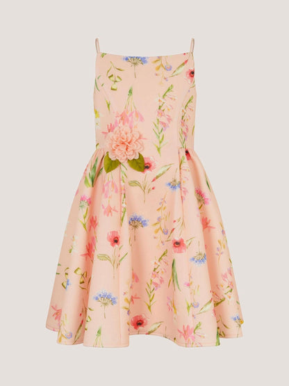 Monsoon Pink Dream Strappy Floral Party Dress image 2