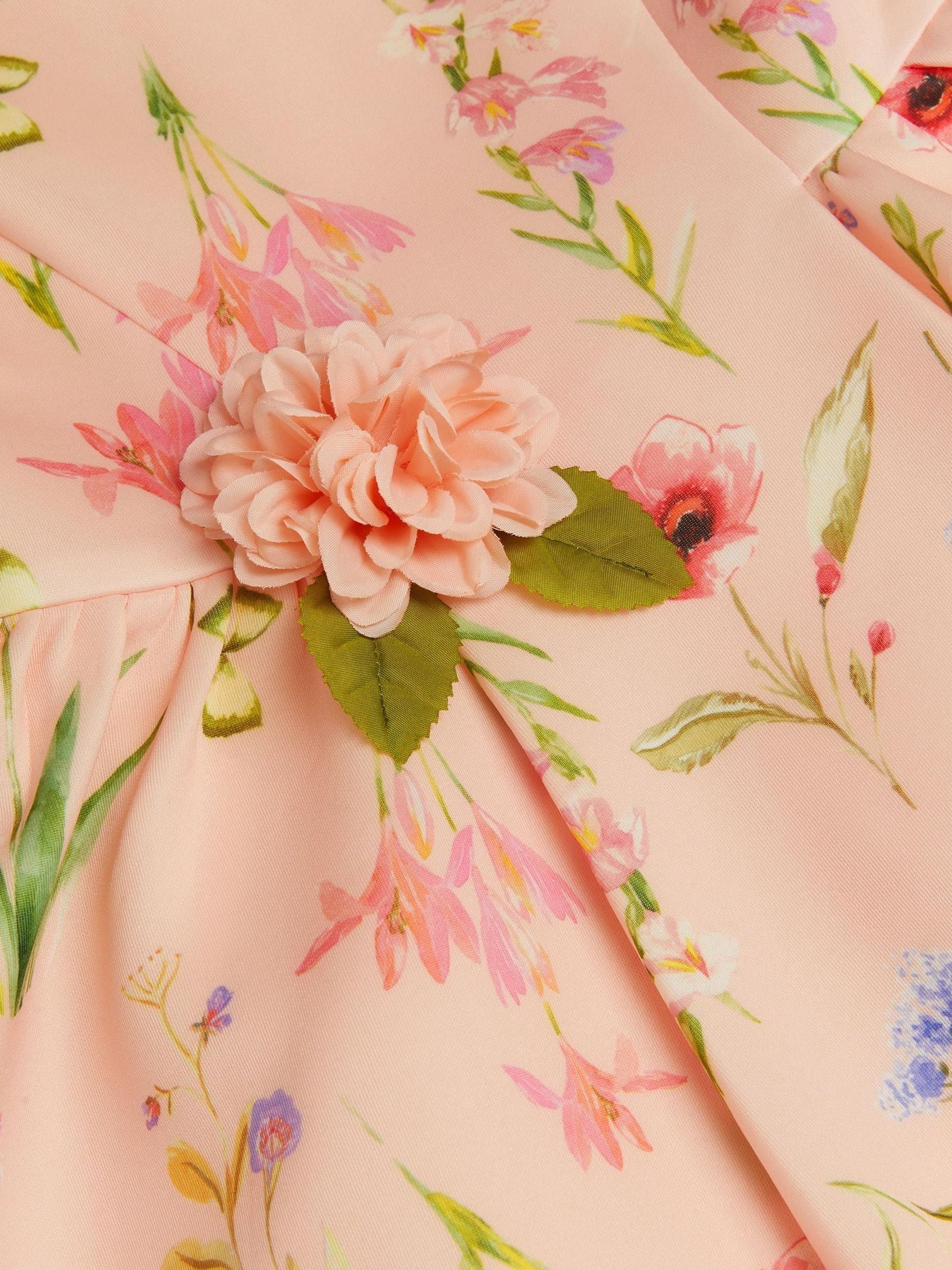 Monsoon Pink Dream Strappy Floral Party Dress image 3