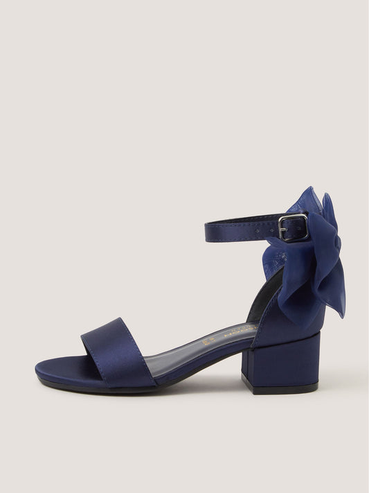 Disney Kidz - Monsoon Blue Two Part Bow Heels image 1