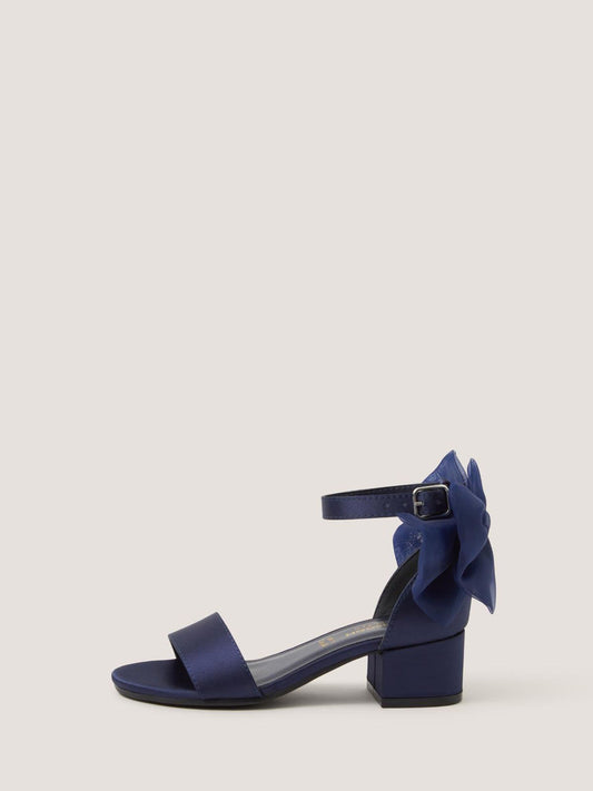 Monsoon Blue Two Part Bow Heels image 1