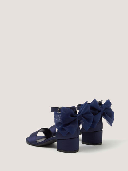 Monsoon Blue Two Part Bow Heels image 3
