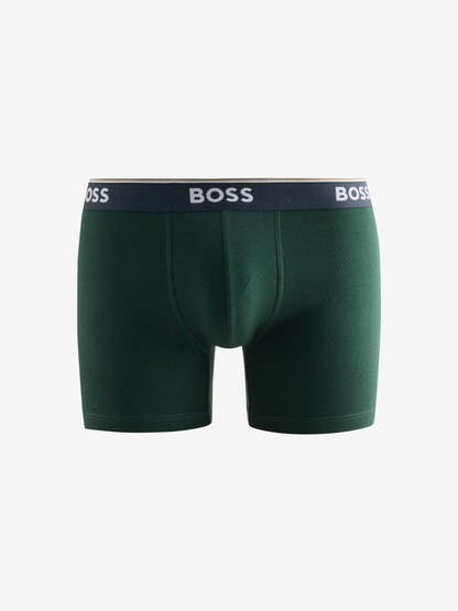 Dsiney Kidz - BOSS Blue/Green Power Logo Hipster Boxers 3 Pack image 3