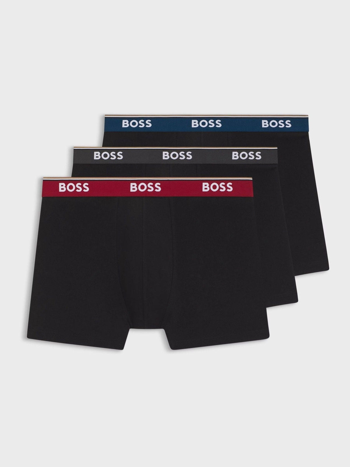 Dsiney Kidz - BOSS Jet Black Power Logo Hipster Boxers 3 Pack image 1