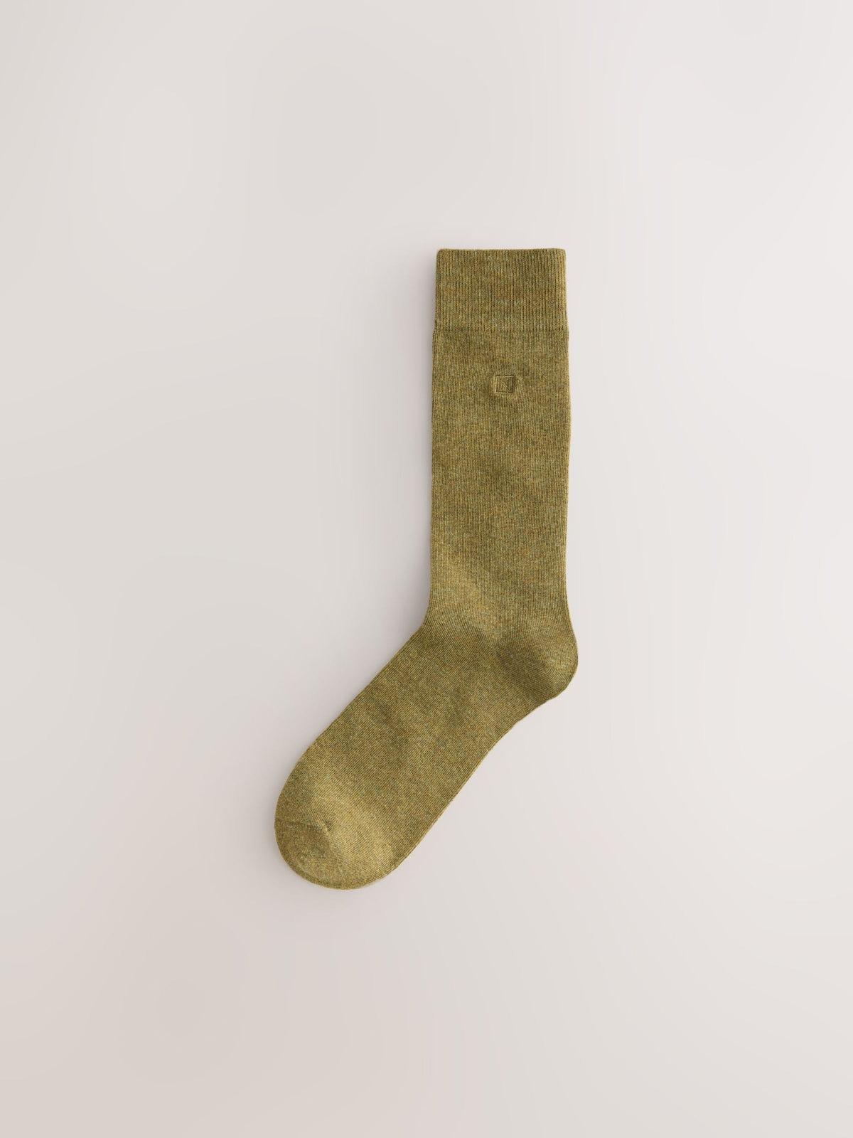 Rich Red/Green Marl Embroidered Lasting Fresh Socks - image 7