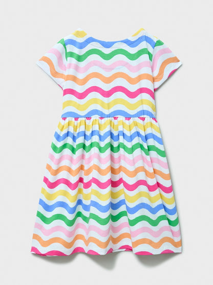 Crew Clothing Pink Everyday Printed Jersey Dress image 2