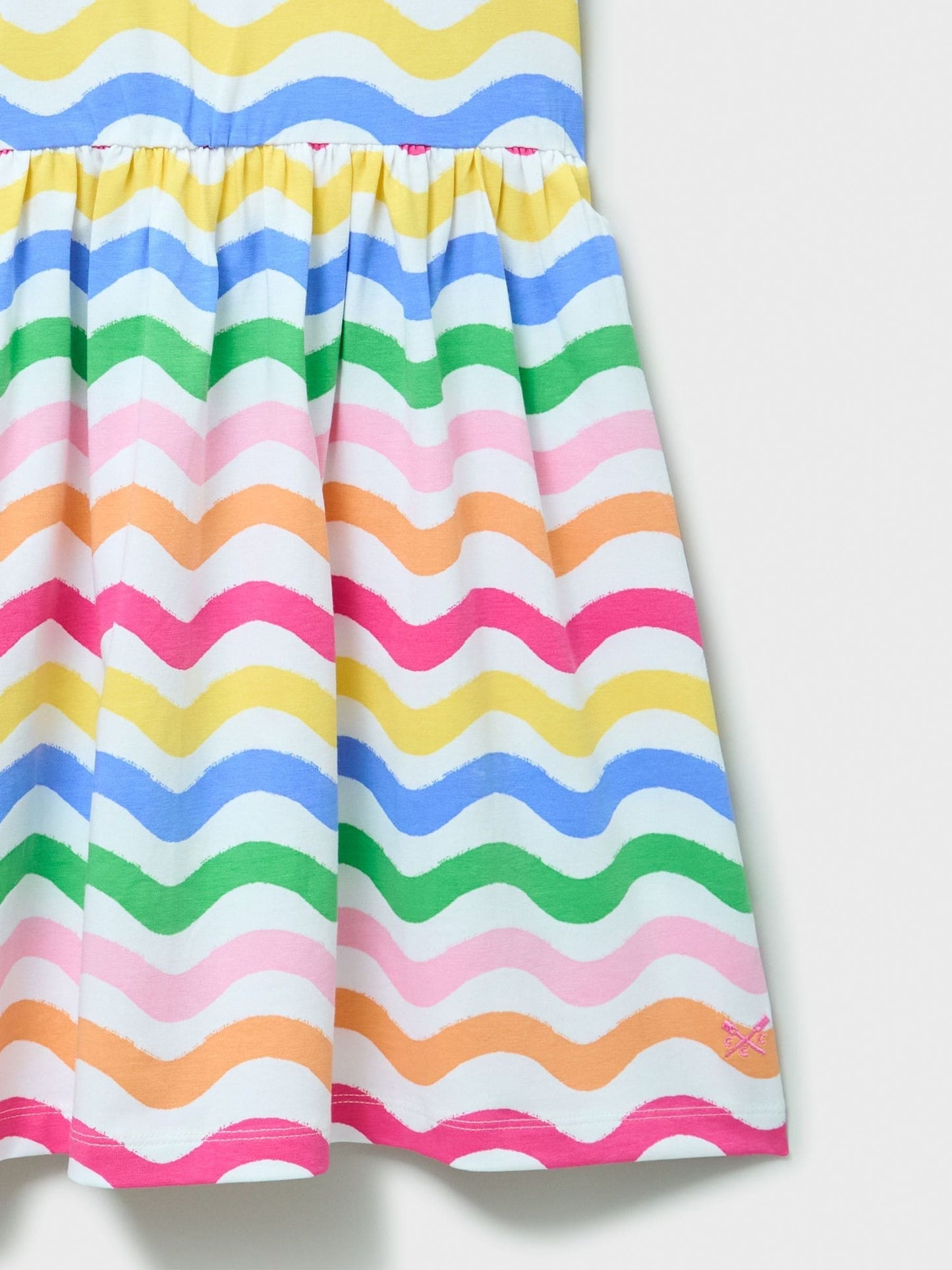 Crew Clothing Pink Everyday Printed Jersey Dress image 3