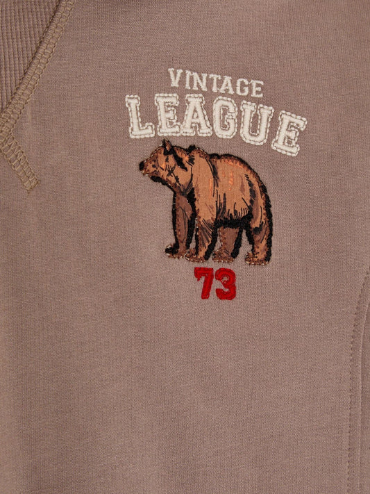 Monsoon Brown League Hoodie & Shorts Set image 2