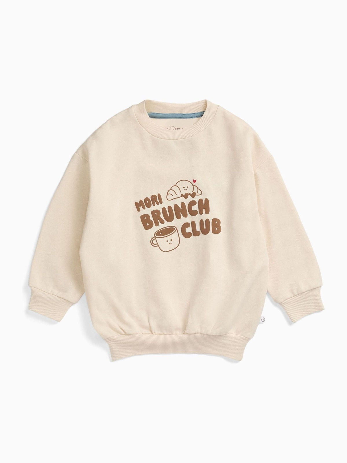 Dsiney Kidz - MORI Brown Brunch Club Oversized Placement Print Sweatshirt image 2