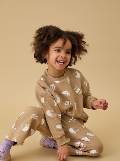 Dsiney Kidz - MORI Cream Brunch Club Oversized Soft Sweatshirt image 1