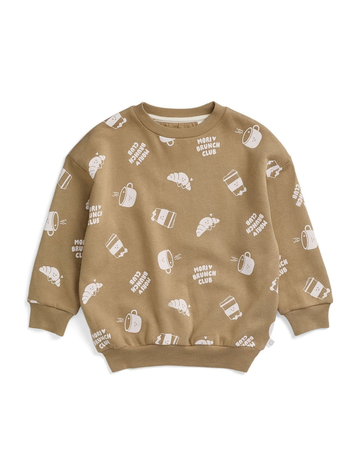 Dsiney Kidz - MORI Cream Brunch Club Oversized Soft Sweatshirt image 3