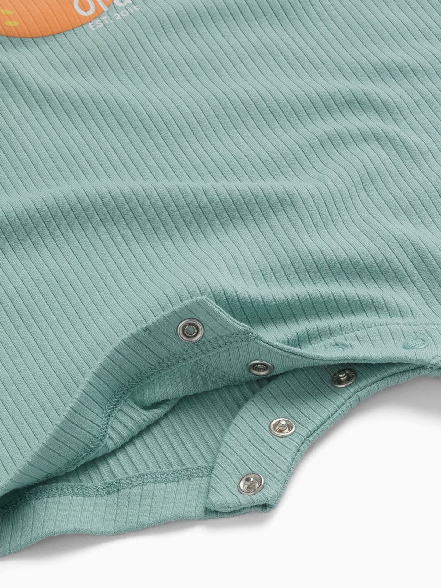 MORI Blue Fresh Supersoft Summer Ribbed Dungarees image 2