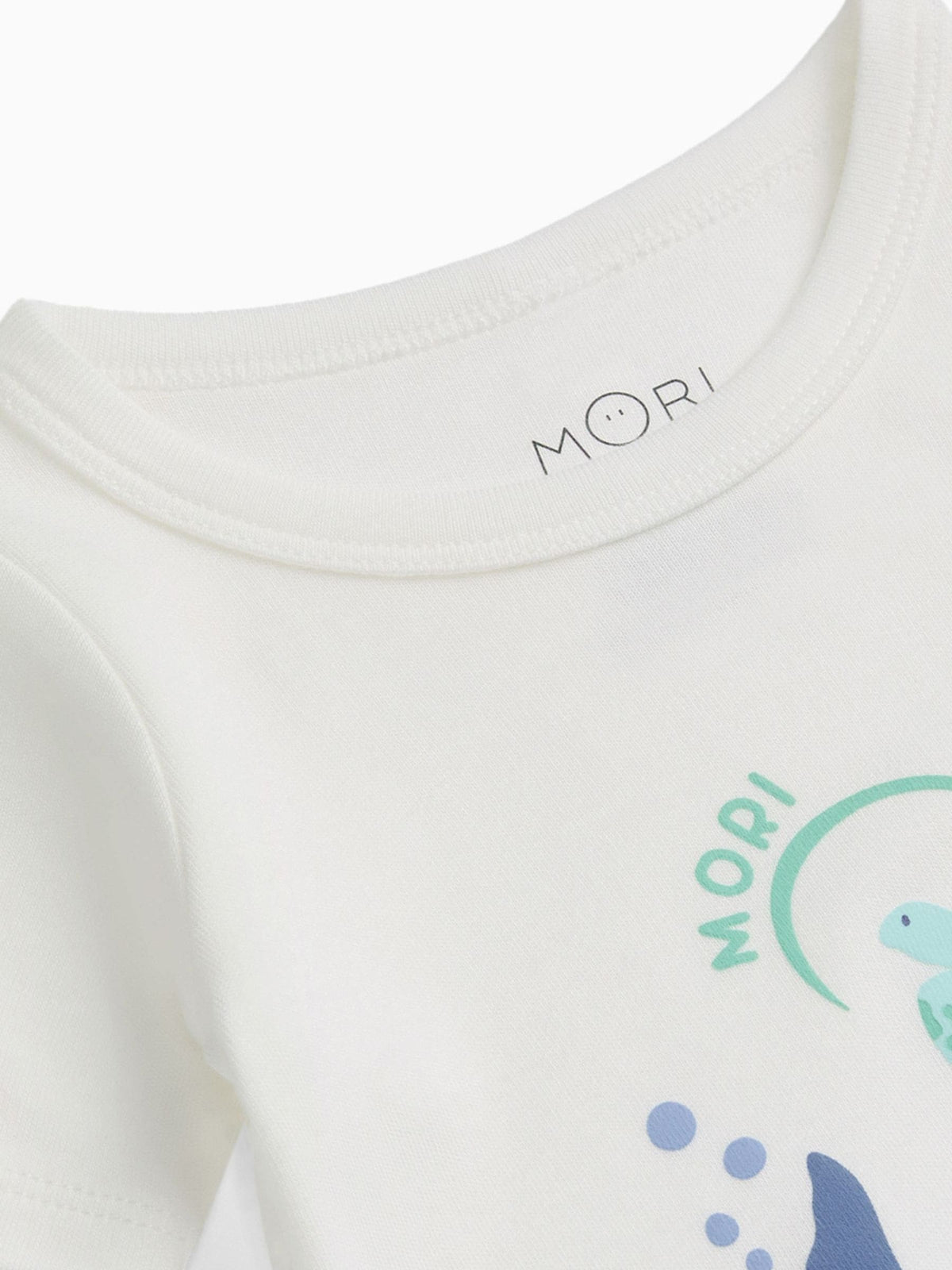 MORI Cream Ocean Dream Supersoft Short Sleeve Pyjamas - image 2