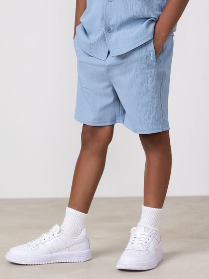 Dsiney Kidz - Gym King Blue Junior Signature Woven Shorts image 3