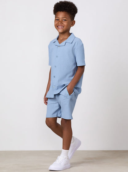 Dsiney Kidz - Gym King Blue Junior Signature Woven Shirt image 1