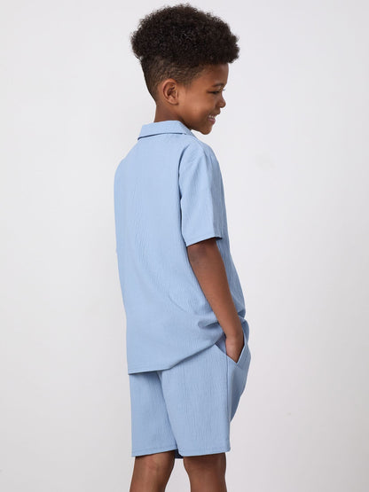 Dsiney Kidz - Gym King Blue Junior Signature Woven Shirt image 2