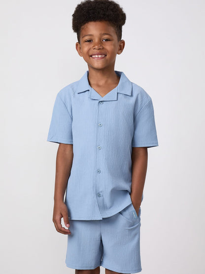 Dsiney Kidz - Gym King Blue Junior Signature Woven Shirt image 3