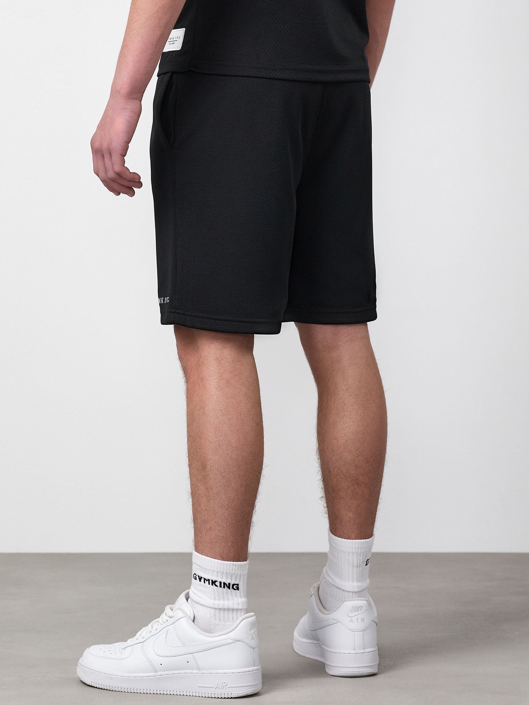 Dsiney Kidz - Gym King Black Mini Brooklyn Mesh Shorts image 2