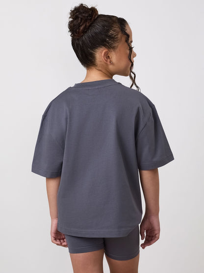 Dsiney Kidz - Gym King Grey Junior Shadow Boyfriend T-Shirt image 2